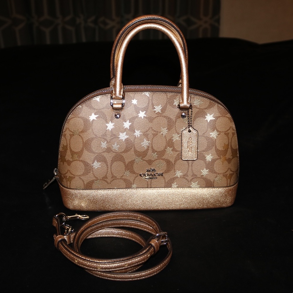 NWOT Coach Star Small Satchel Bag - Brown